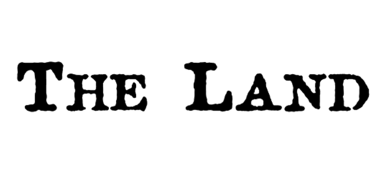 The Land magazine brand image